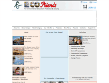 Tablet Screenshot of ecofriends.org
